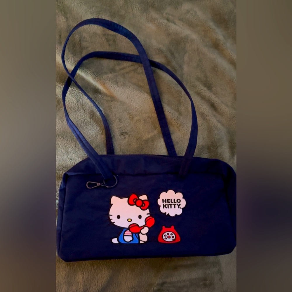 Baggu x Hello Kitty phone nylon bowler bag
